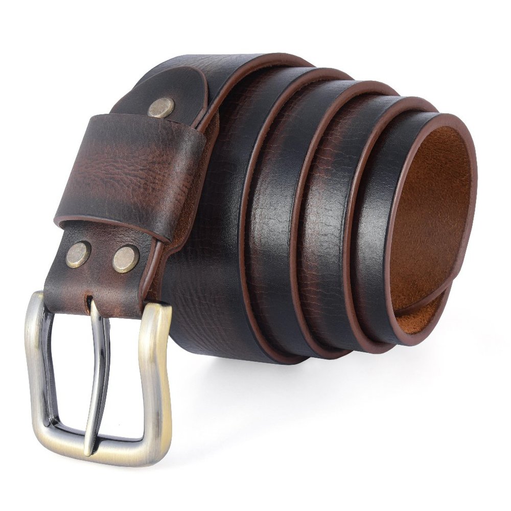 Men Top Quality Leather Belt - Full Grain Leather Belt -  Free Personalization